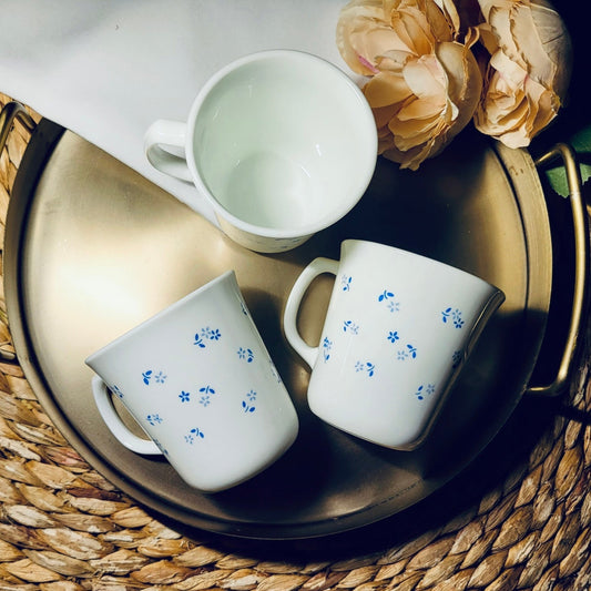 Vintage Corelle Provincial Blue - 8oz mug - Set of 6